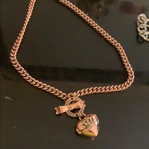 Rose gold juicy culture locket